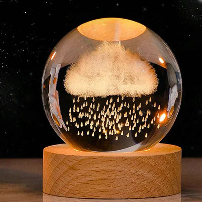 Enchanting 3D Celestial Glow Sphere Light