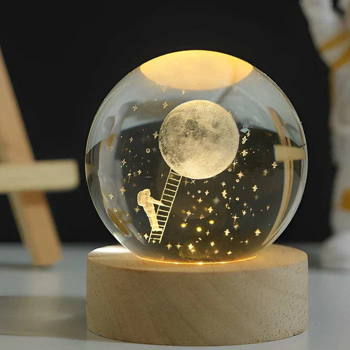 Enchanting 3D Celestial Glow Sphere Light