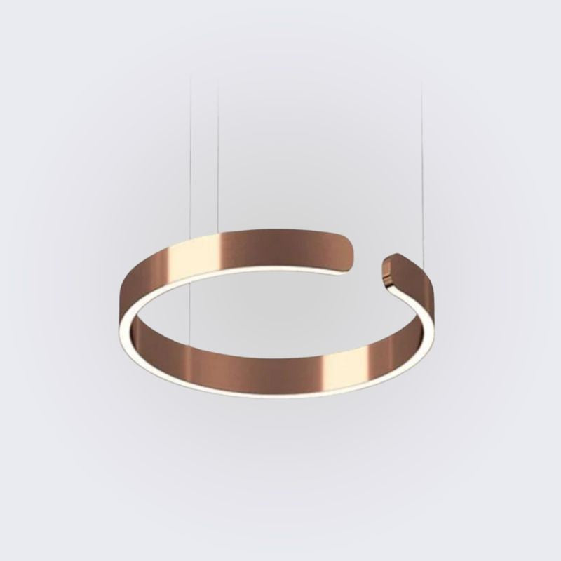 Contemporary Circular LED Pendant Light – Minimalist Ceiling Fixture