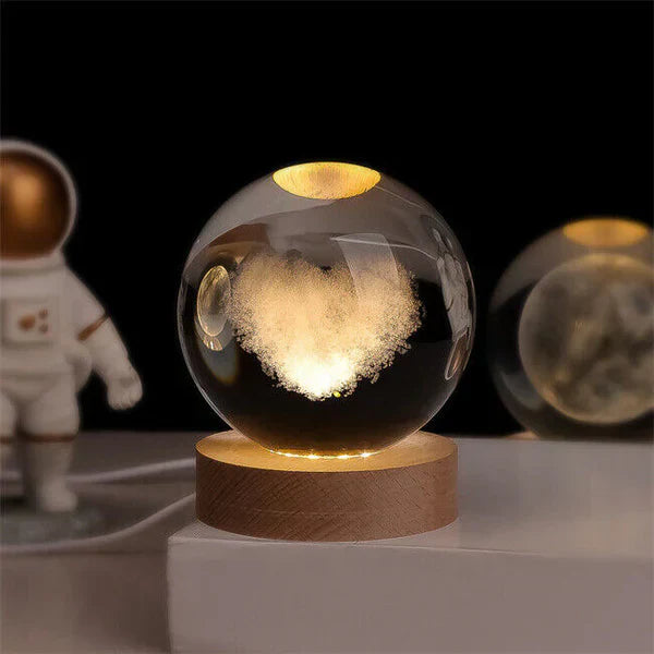 Enchanting 3D Celestial Glow Sphere Light