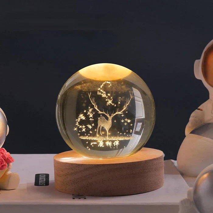 Enchanting 3D Celestial Glow Sphere Light