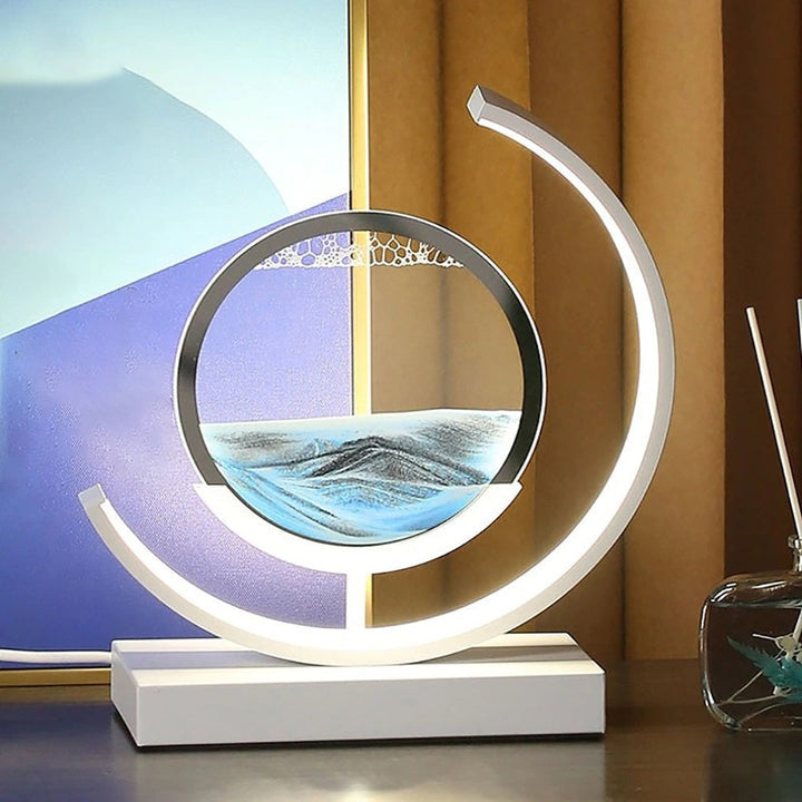 Abyss 3D Sand Bowl Lamp – Stylish Relaxation