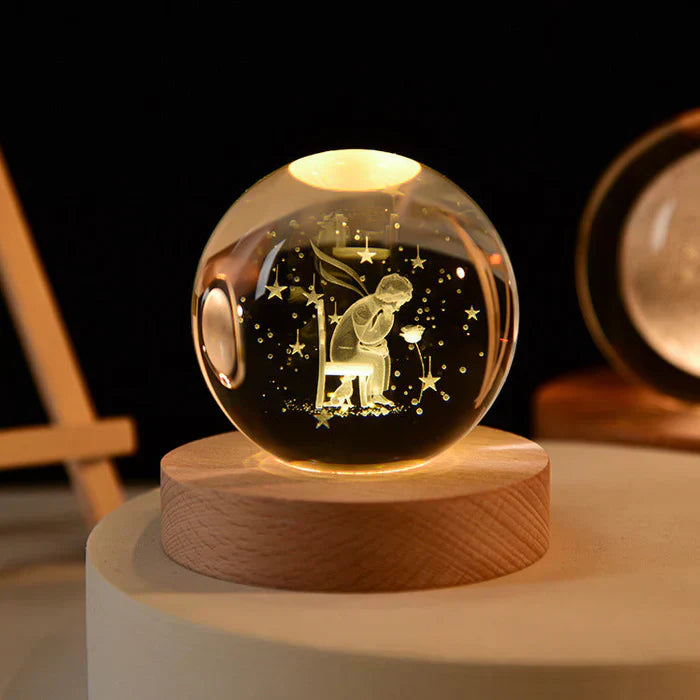 Enchanting 3D Celestial Glow Sphere Light