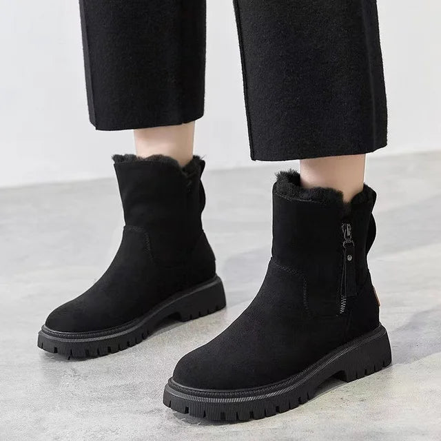 Stylish Women’s Mid-Calf Winter Snow Boots