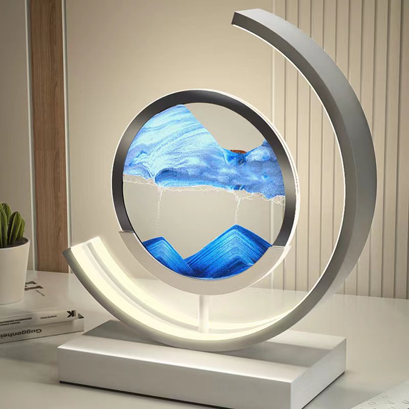 Abyss 3D Sand Bowl Lamp – Stylish Relaxation