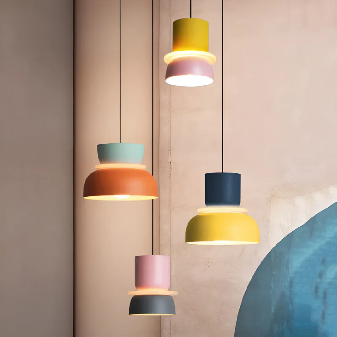 Colorful LED Pendant Light – Modern Stylish Lighting