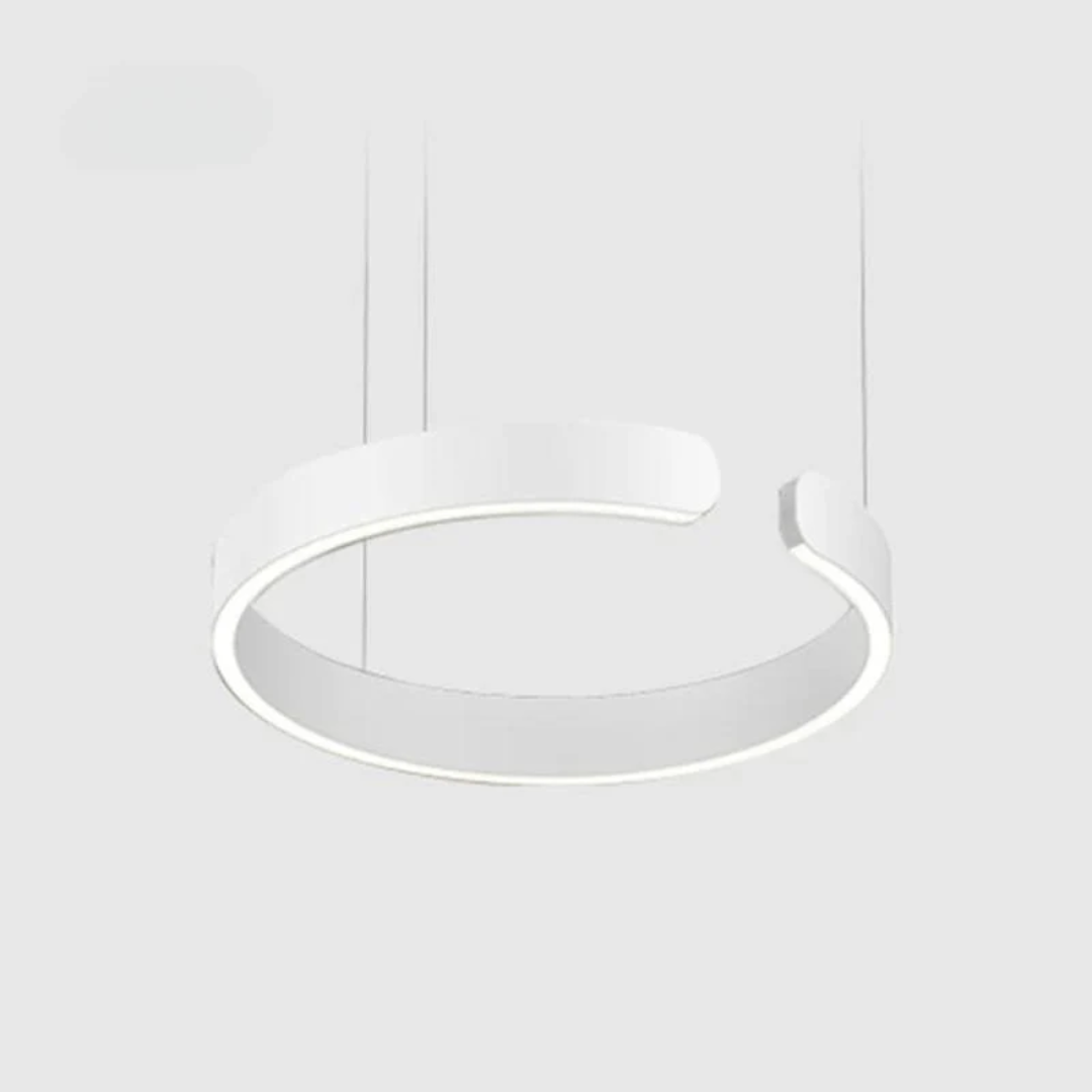 Contemporary Circular LED Pendant Light – Minimalist Ceiling Fixture