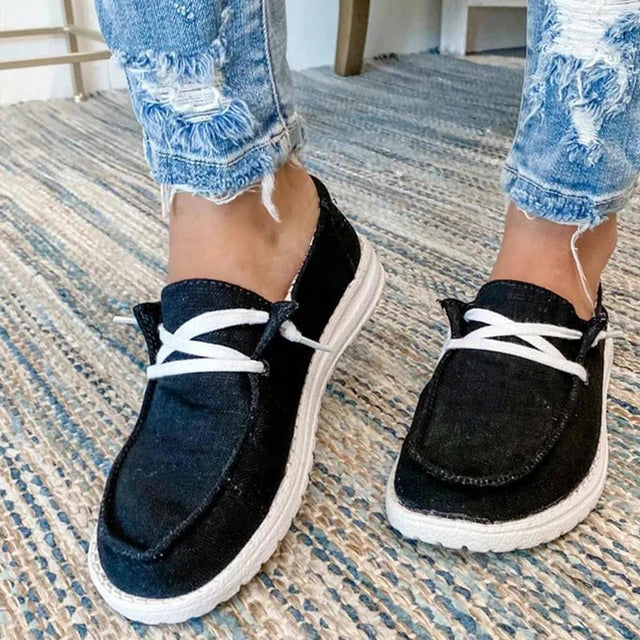 Elegant Women's Lace-Up Shoes for Comfort