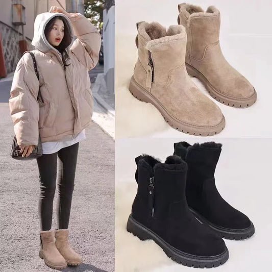 Stylish Women’s Mid-Calf Winter Snow Boots