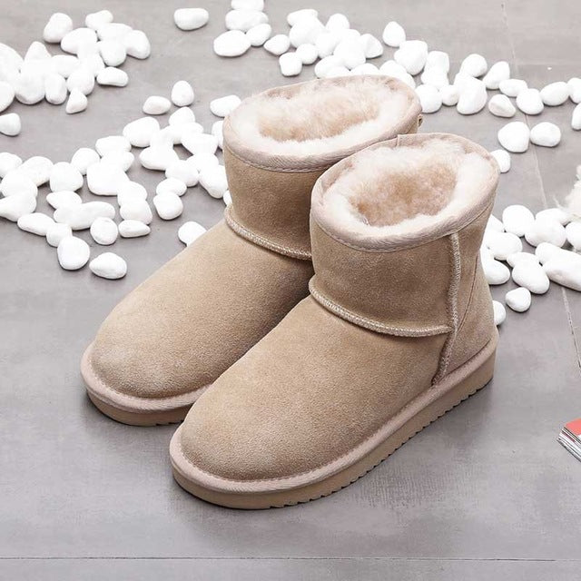 Stylish Women's Ankle Snow Boots Winter