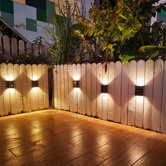 Elegant Solar LED Wall Lights for Outdoors