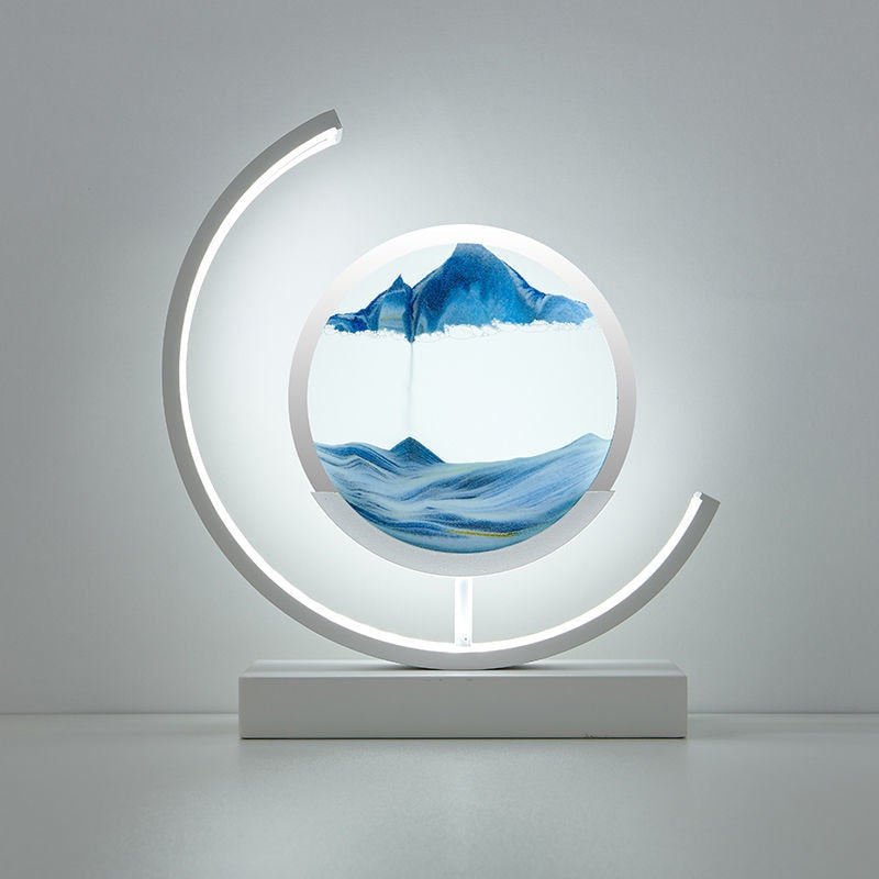 Abyss 3D Sand Bowl Lamp – Stylish Relaxation