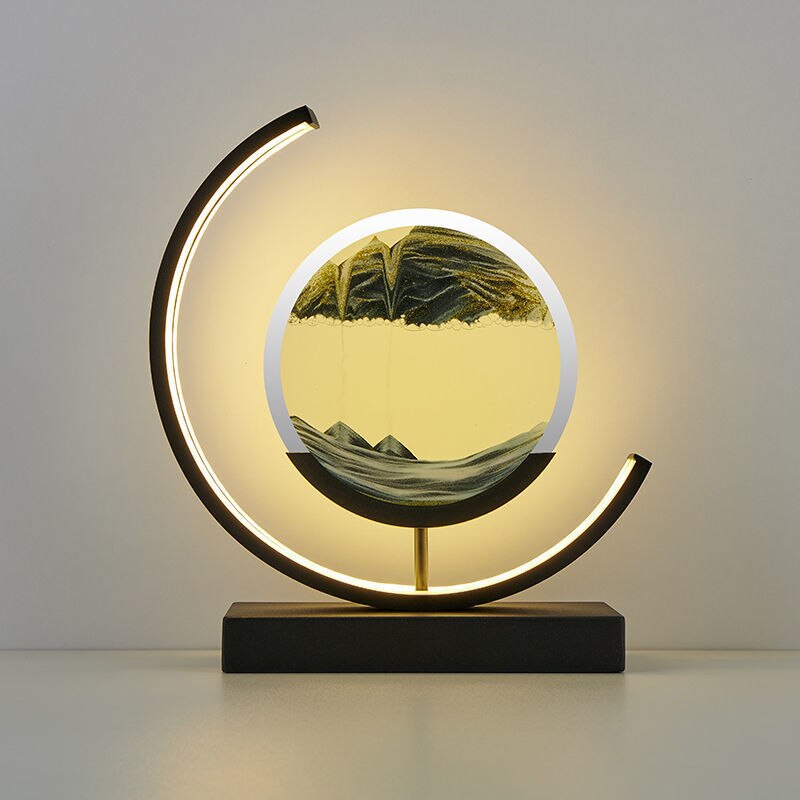 Abyss 3D Sand Bowl Lamp – Stylish Relaxation