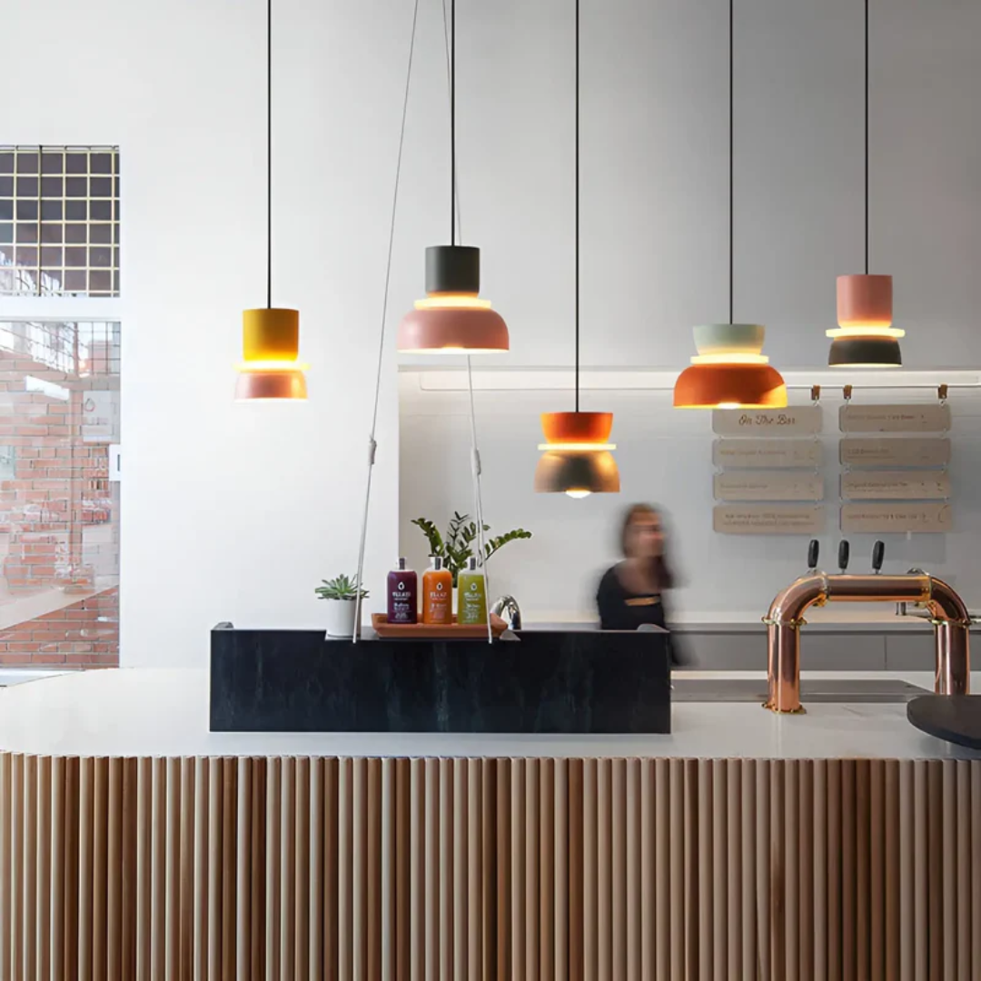 Colorful LED Pendant Light – Modern Stylish Lighting