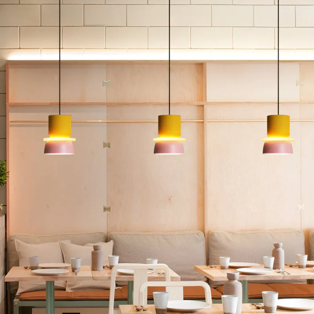 Colorful LED Pendant Light – Modern Stylish Lighting