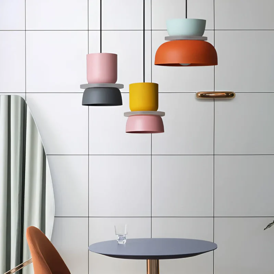 Colorful LED Pendant Light – Modern Stylish Lighting