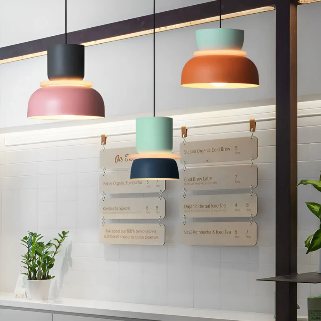 Colorful LED Pendant Light – Modern Stylish Lighting