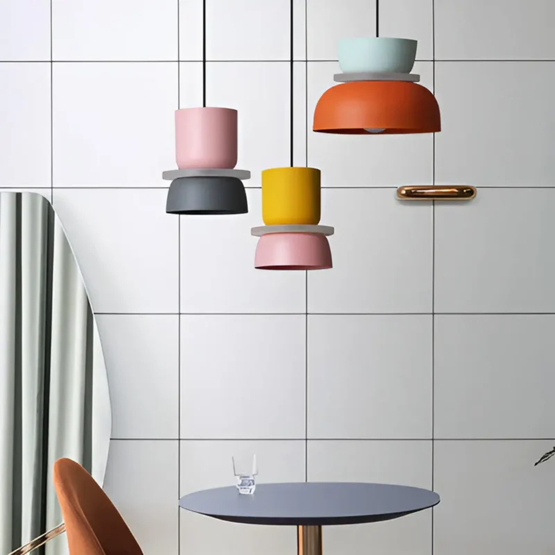 Colorful LED Pendant Light – Modern Stylish Lighting