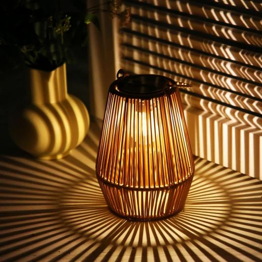 Handcrafted Solar Garden Lantern for Outdoors