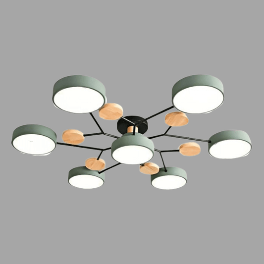 Scandinavian Branched LED Ceiling Light Fixture