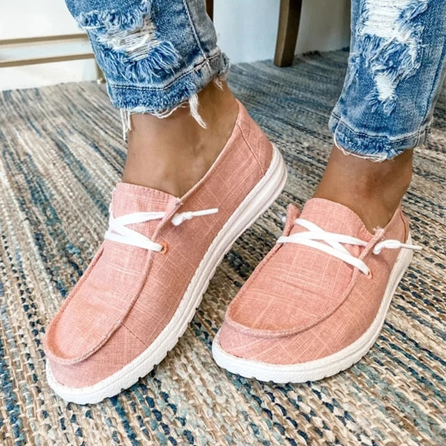 Elegant Women's Lace-Up Shoes for Comfort
