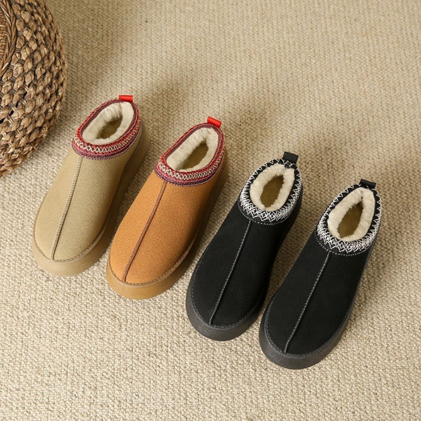 Luxurious Faux Suede Women's Slippers Comfort