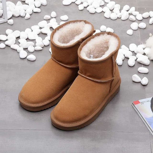 Stylish Women's Ankle Snow Boots Winter