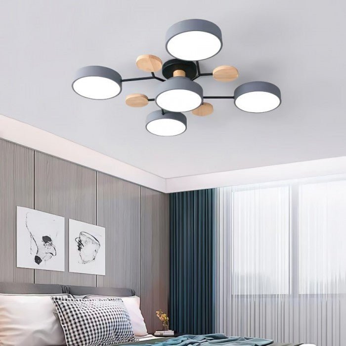 Scandinavian Branched LED Ceiling Light Fixture