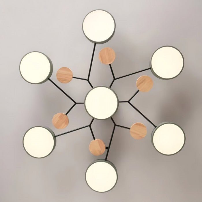 Scandinavian Branched LED Ceiling Light Fixture