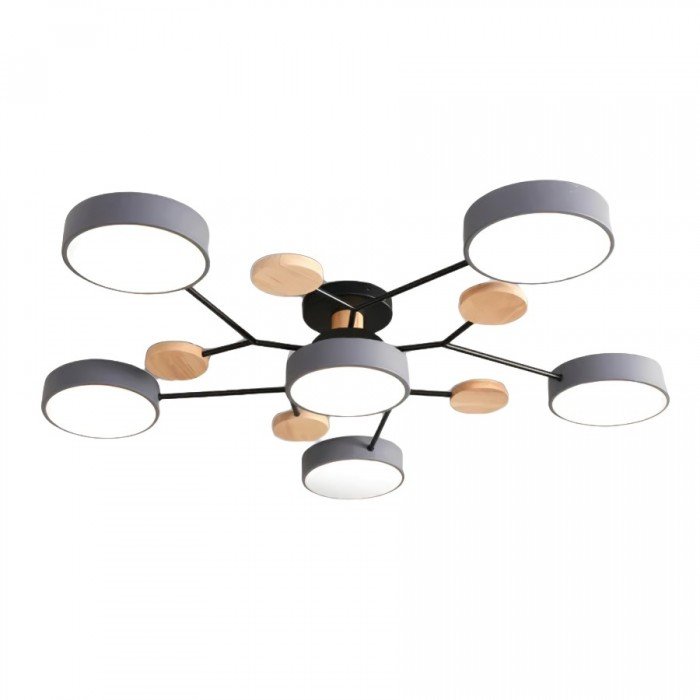 Scandinavian Branched LED Ceiling Light Fixture