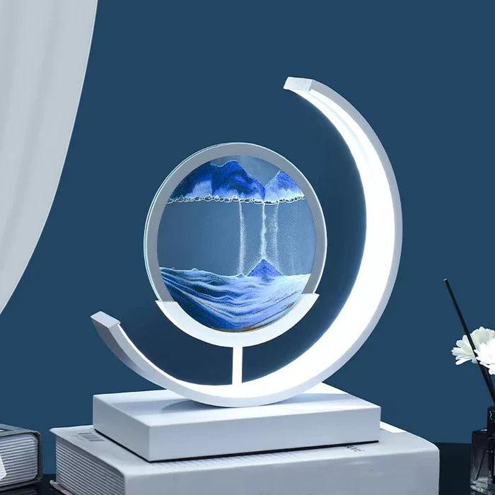 Abyss 3D Sand Bowl Lamp – Stylish Relaxation